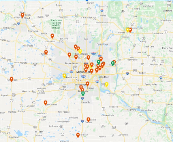 State Fair Food locator around the Metro