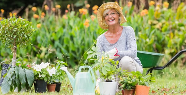 seniors container gardening